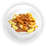 Chips, Cheese & Curry Sauce 