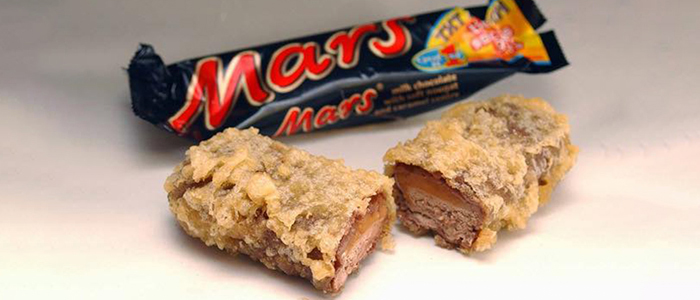 Deep-fried Mars Bar 